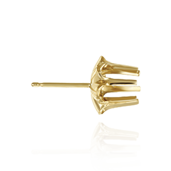 14K Gold ITI NYC Round Buttercup Earrings