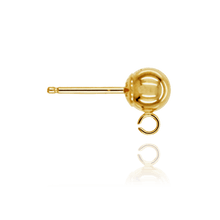 Load image into Gallery viewer, Ball Earring with Loop with Push Post
