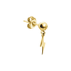 Electric City Ball Earrings in 14K Gold