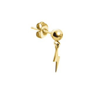 Electric City Ball Earrings in 14K Gold