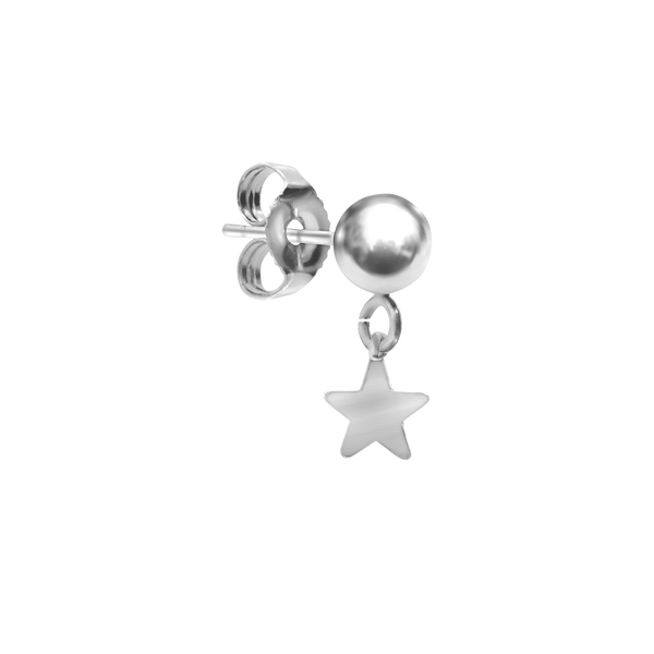 Fallen Star Ball Earrings in 14K Gold