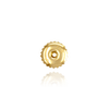 ITI NYC Light Weight Threaded (Screw) Ear Back (6 x 4 mm) (Fits Post Size .041")