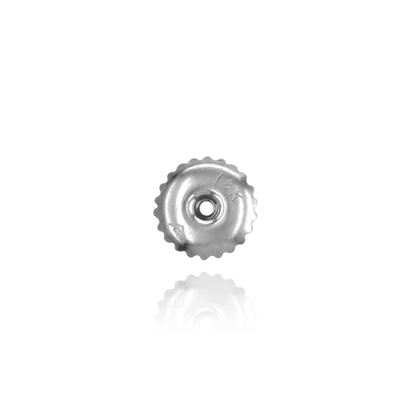 ITI NYC Threaded (Screw) Ear Back (6 x 4 mm) (Fits Post Size .041")