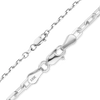Essex St. Elongated Cable Necklace in 18K White Gold