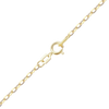 Essex St. Elongated Cable Necklace with Spring Ring in 14K Yellow Gold