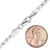 Essex St. Elongated Cable Bracelet in 14K White Gold