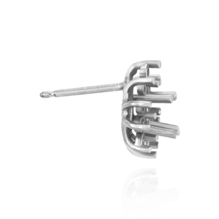 ITI NYC Pear Cluster Earrings with Push Post