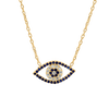 ITI NYC Evil Eye Necklace in Sterling Silver
