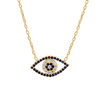 ITI NYC Evil Eye Necklace in Sterling Silver