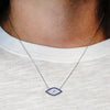 ITI NYC Evil Eye Pendant in Sterling Silver