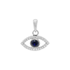 ITI NYC Evil Eye Pendant in Sterling Silver