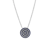 ITI NYC Evil Eye Necklace in Sterling Silver