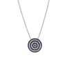 ITI NYC Evil Eye Necklace in Sterling Silver