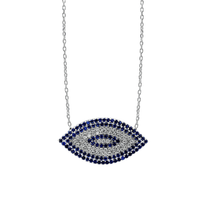 ITI NYC Evil Eye Pendant in Sterling Silver