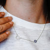 ITI NYC Moon, Star, and Evil Eye Necklace in Sterling Silver