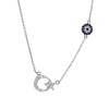 ITI NYC Moon, Star, and Evil Eye Necklace in Sterling Silver