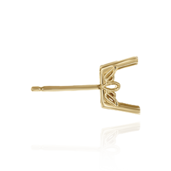 14K Gold ITI NYC Emerald Filigree Earrings