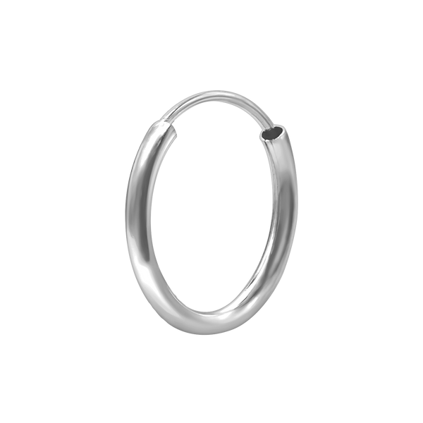 The Hudson Hoop in Sterling Silver
