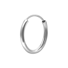 Load image into Gallery viewer, The Hudson Hoop in Sterling Silver

