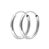 The Hudson Hoop in Sterling Silver