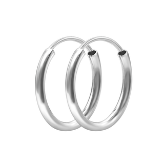 The Hudson Hoop in Sterling Silver