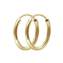 Load image into Gallery viewer, The Hudson Hoop in 14K Yellow Gold
