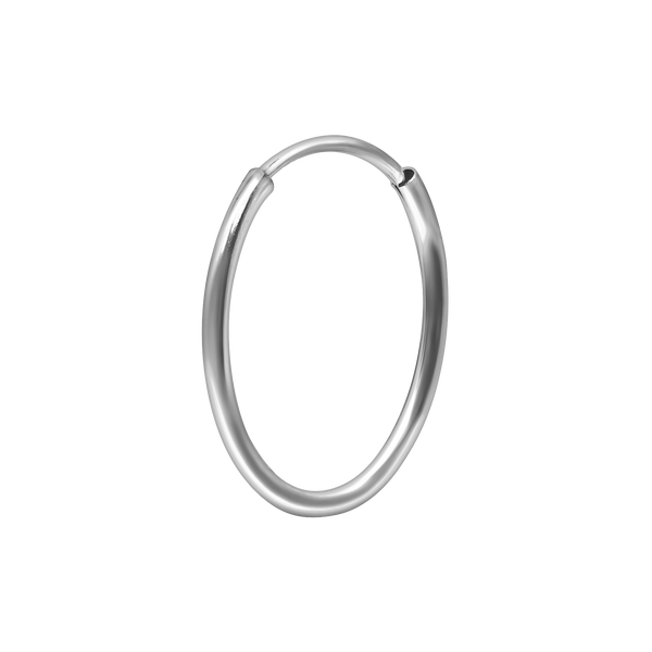 The Hudson Hoop in Sterling Silver