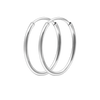 The Hudson Hoop in Sterling Silver