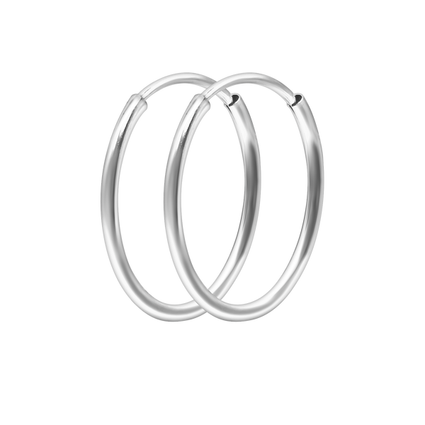 The Hudson Hoop in Sterling Silver