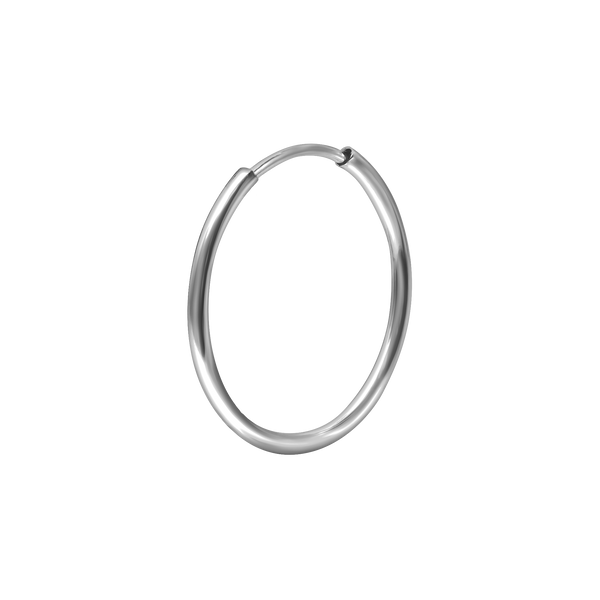 The Hudson Hoop in Sterling Silver
