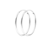 The Hudson Hoop in Sterling Silver