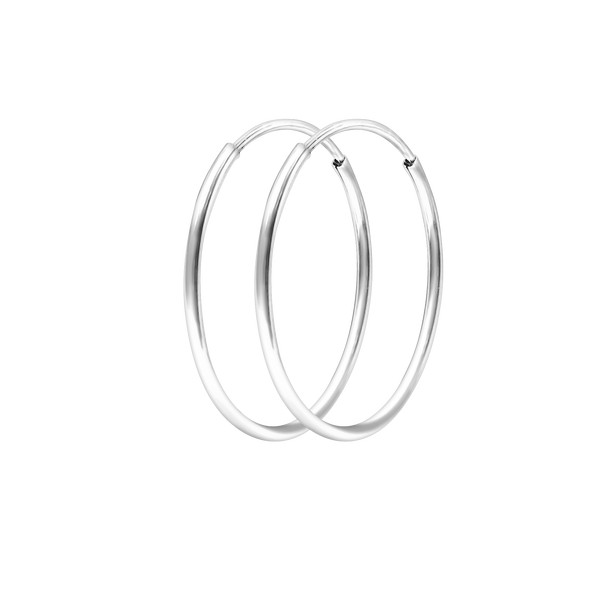 The Hudson Hoop in Sterling Silver