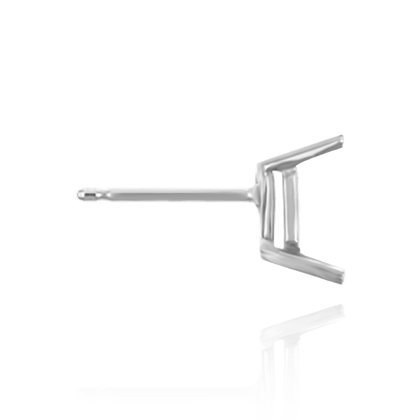 ITI NYC Emerald Four Prong Basket Earrings