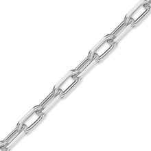 Load image into Gallery viewer, Bulk / Spooled Elongated Diamond Cut Cable Chain in Sterling Silver (1.80 mm - 2.50 mm)
