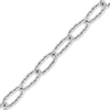 Bulk / Spooled Elongated Textured Cable Chain in Sterling Silver (2.70 mm - 4.40 mm)