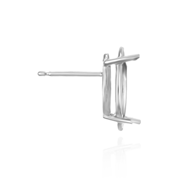 ITI NYC Marquise Shape Four Prong Basket Earrings