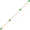 Bulk / Spooled Diamond by the Yard Cable Chain in 14K Yellow Gold (Diamond Bezel: Every 1.5")