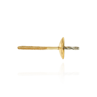 ITI NYC Pearl Cup Earrings with Peg