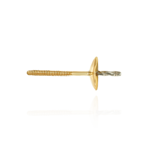 ITI NYC Pearl Cup Earrings with Peg