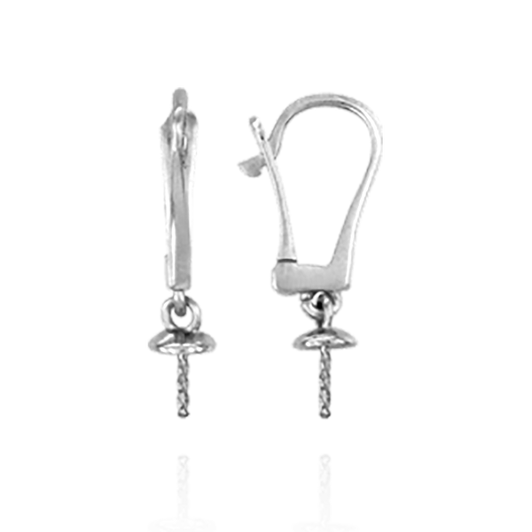 ITI NYC Click-In Leverback with 4 mm Cup Dangle (22 x 10 mm)
