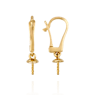 ITI NYC Click-In Leverback with 4 mm Cup Dangle (22 x 10 mm)