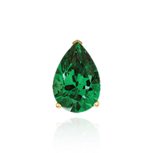 Load image into Gallery viewer, 14K Gold ITI NYC Pear Shape V-End Basket Earrings
