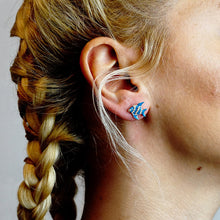 Load image into Gallery viewer, Aqua Fish Earrings
