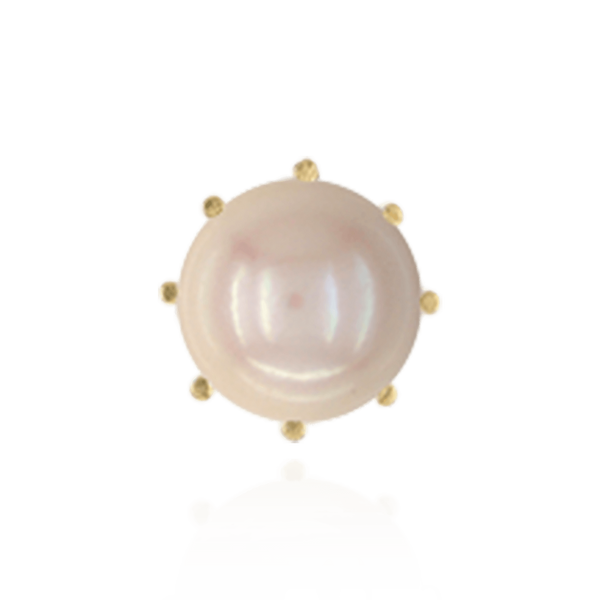 14K Gold ITI NYC Round Eight Prong Earrings