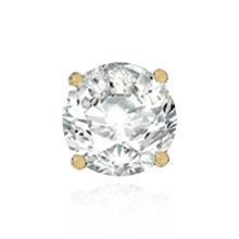 Load image into Gallery viewer, 14K Gold, 18K Gold, Platinum ITI NYC Round Four Prong Heavy Weight Basket Earrings
