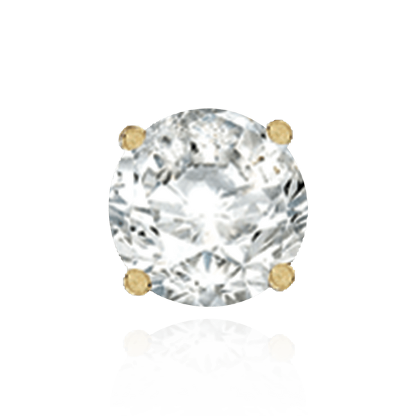 14K Gold, 18K Gold, Platinum ITI NYC Round Four Prong Heavy Weight Basket Earrings