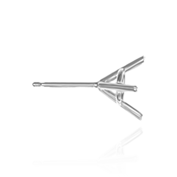 ITI NYC Round Three Prong Martini Earrings