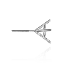 Load image into Gallery viewer, ITI NYC Round Three Prong Martini Earrings
