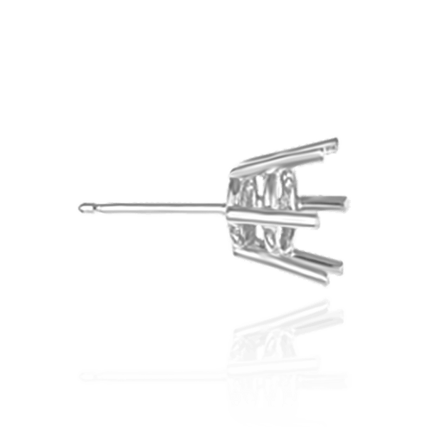 ITI NYC Round Six Prong Basket Earrings