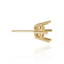 Load image into Gallery viewer, 14K Gold ITI NYC Round Six Prong Basket Earrings
